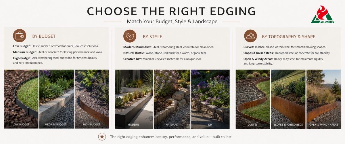 Precision Selection Guide for Garden Edging Materials